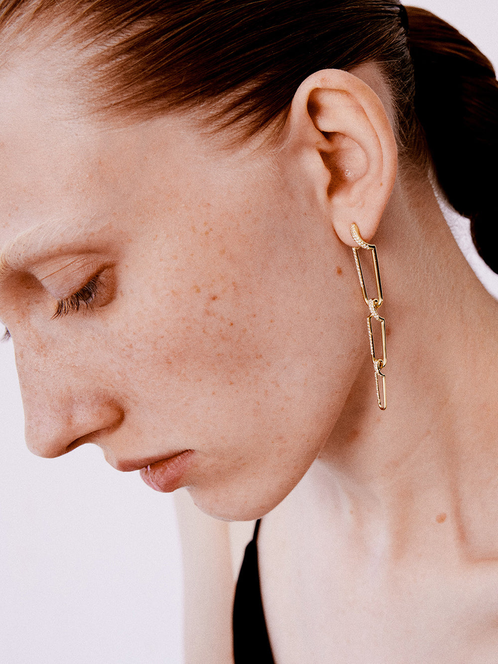 SEQUENCE GOLD EARRINGS