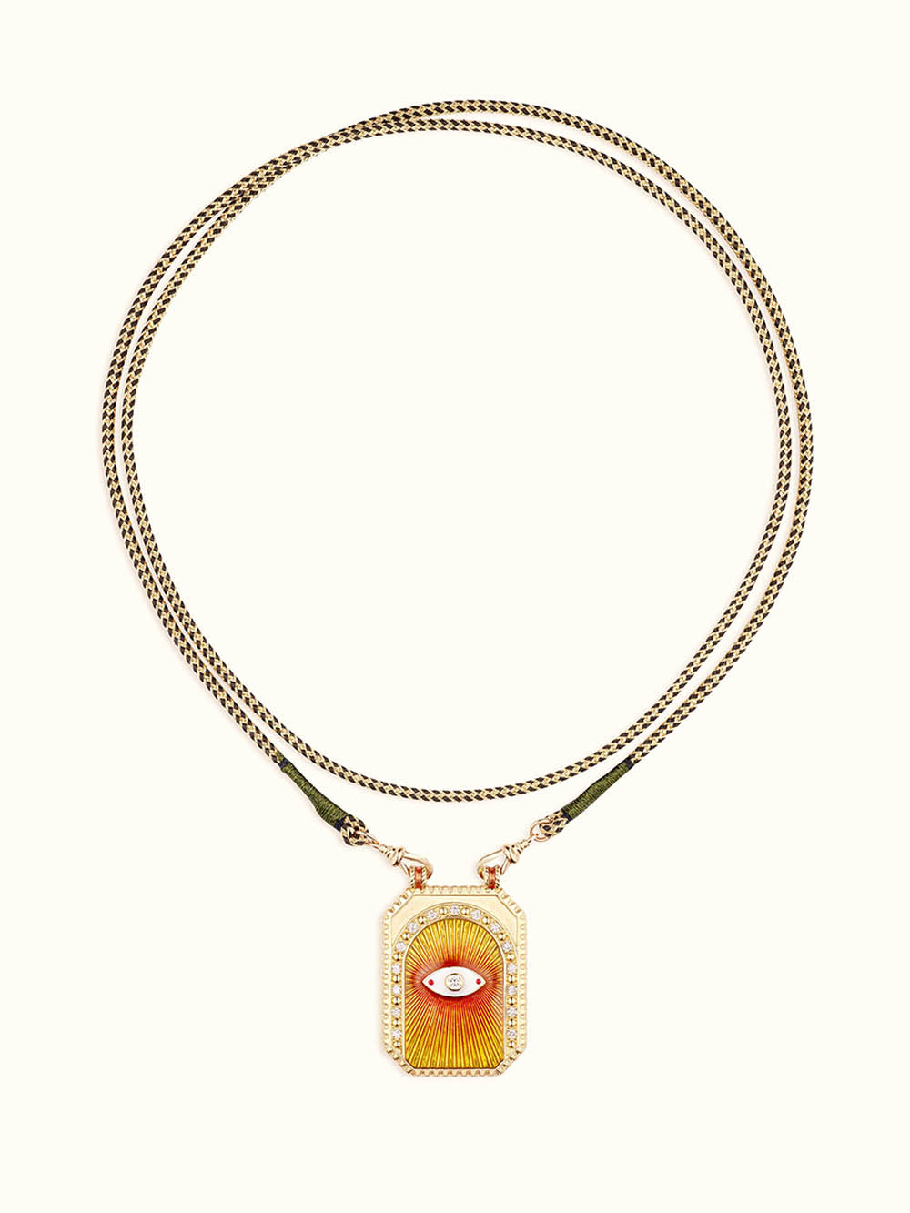 COLLIER SCAPULAIRE EYE PROTECT ORANGE