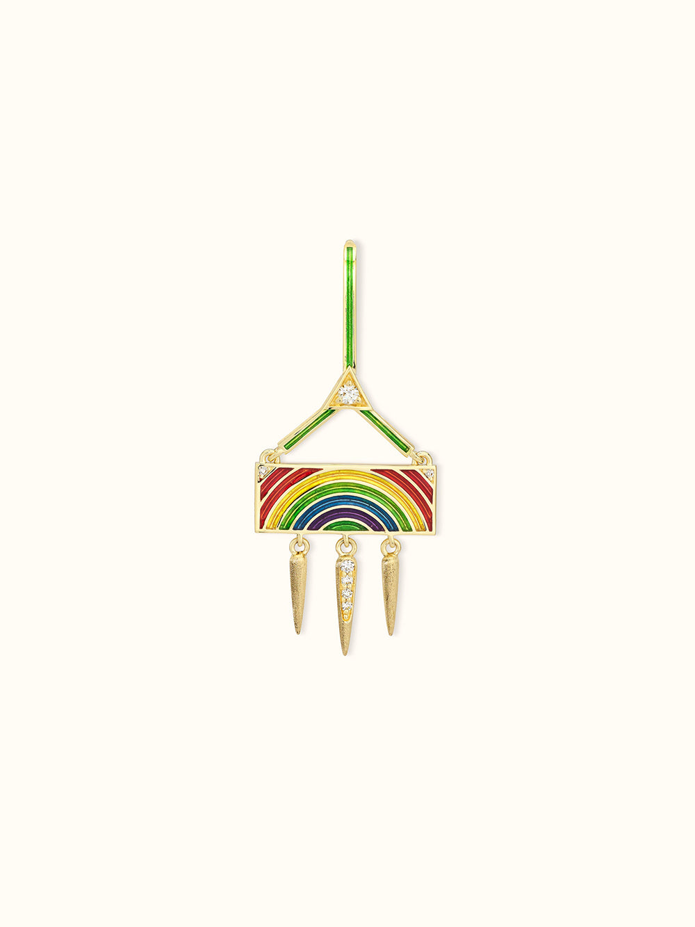 BOUCLE D'OREILLE RAINBOW