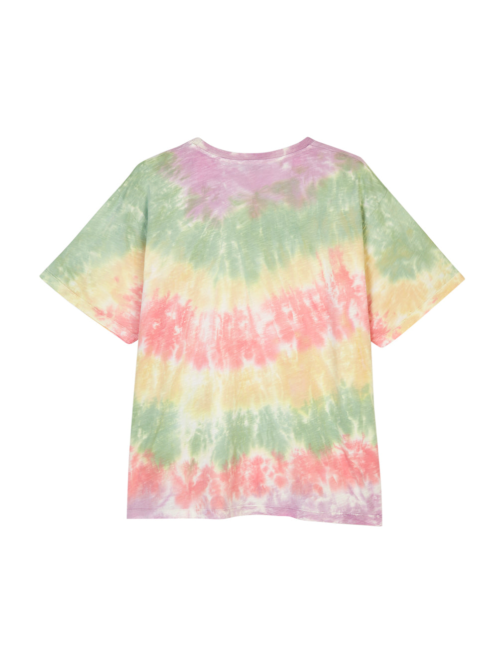 TEE SHIRT EMBROIDERED TIE DYED
