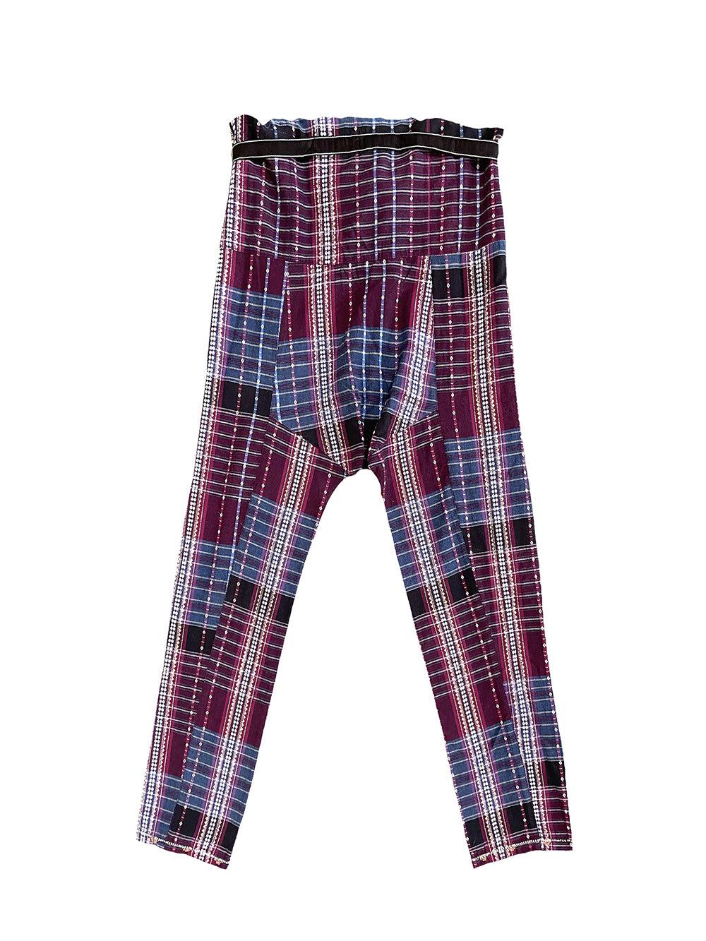 PANTALON THAI BORDEAUX MARINE