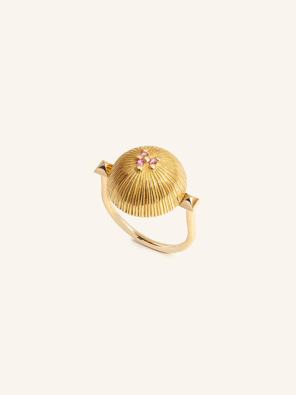 BAGUE DUOMO SAPHIRS ROSE