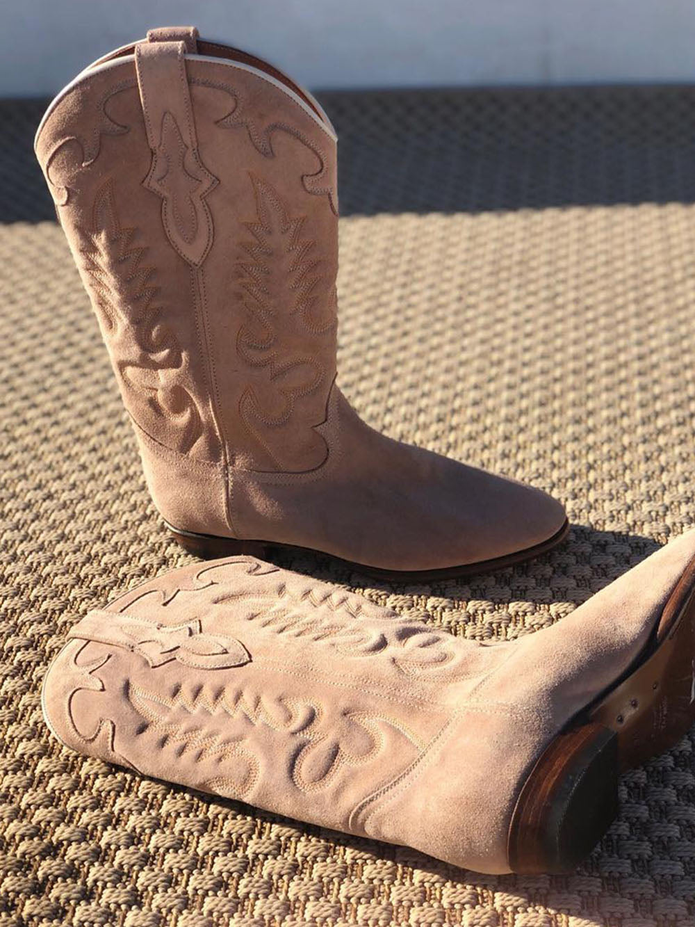 MIDNIGHT NUDE COWBOY BOOTS