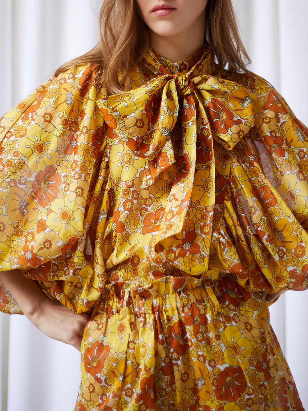 BLOUSE MAEVA YELLOW BLOOM