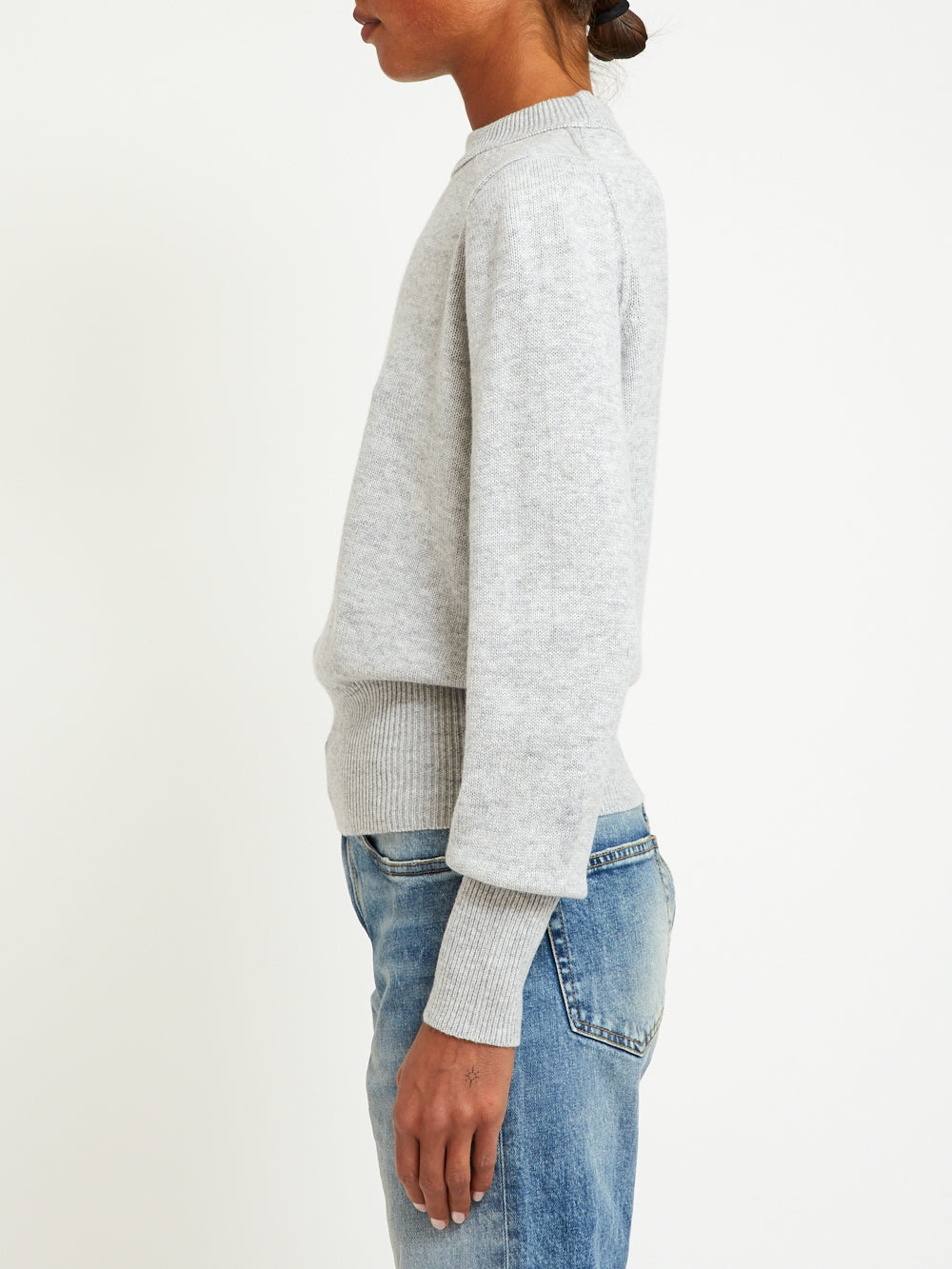 CASHMERE AND WOOL SEWING SWEATER