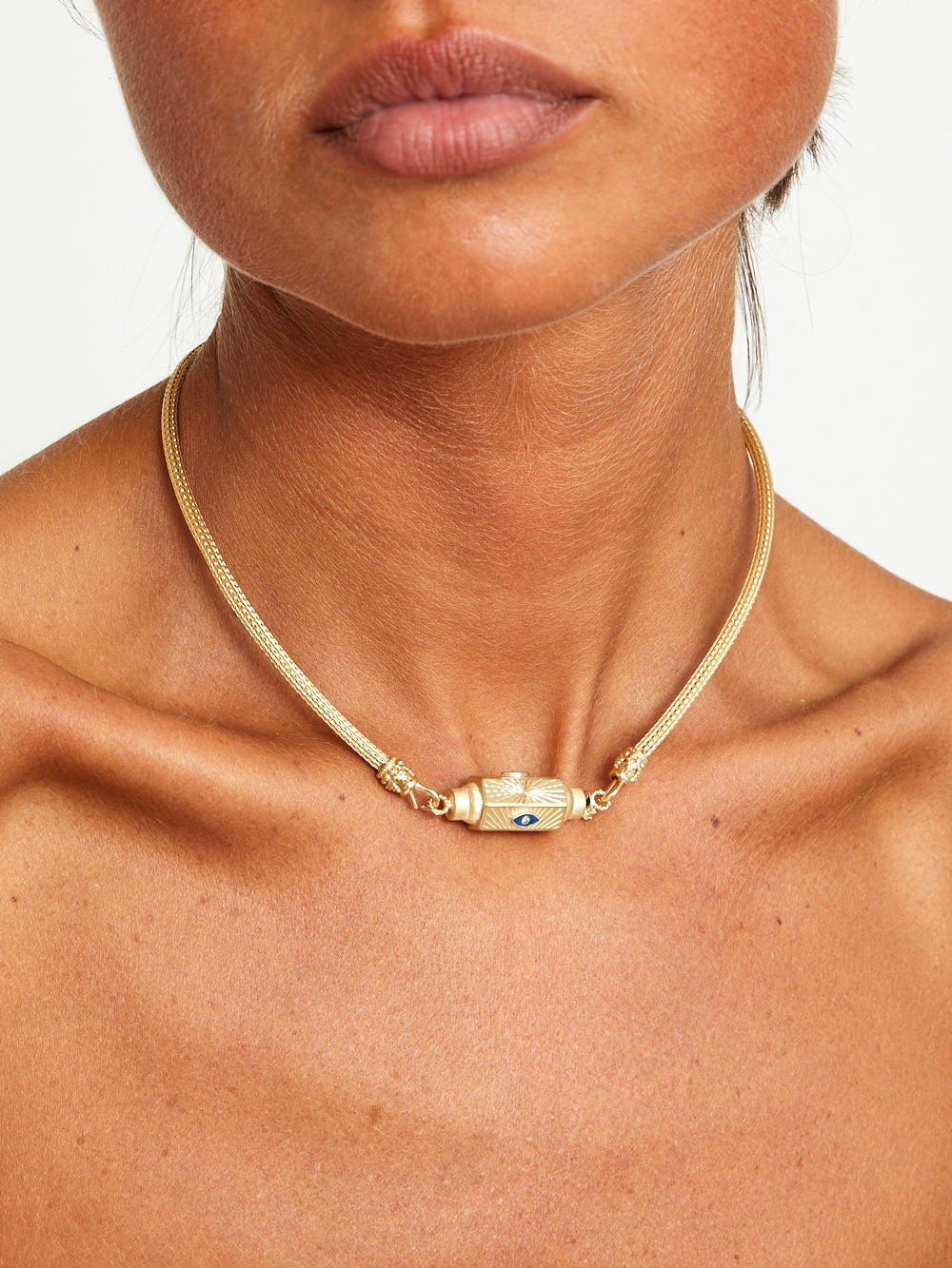 CHAINE INDIAN CHOCKER 14K