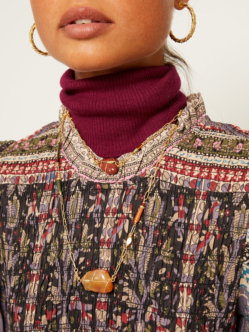 RAINBOW SCAPULAIRE NECKLACE