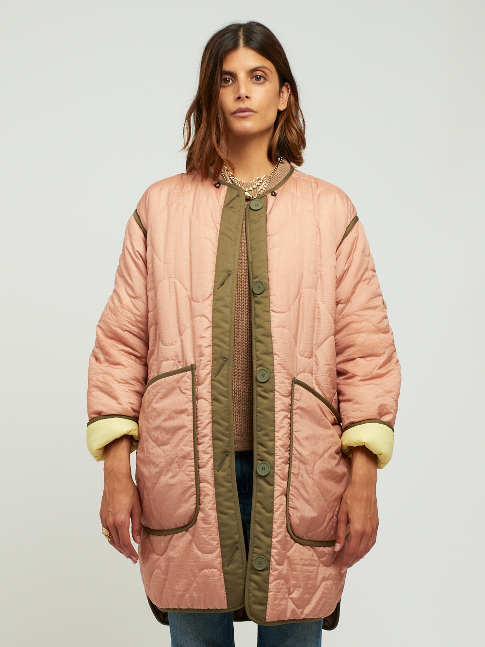 REVERSIBLE QUILT PARKA