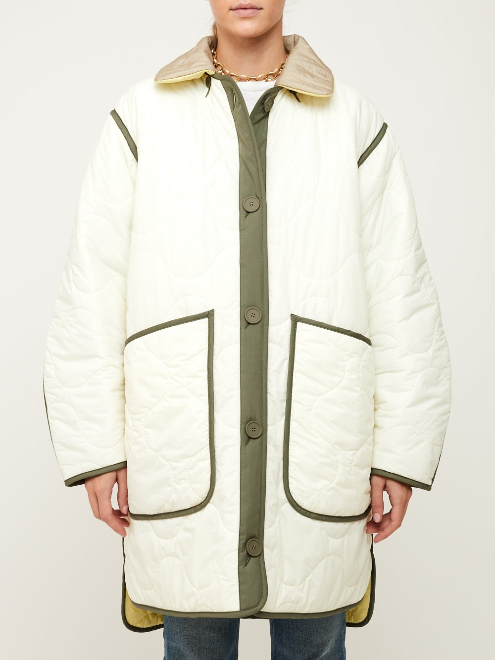 REVERSIBLE QUILT PARKA