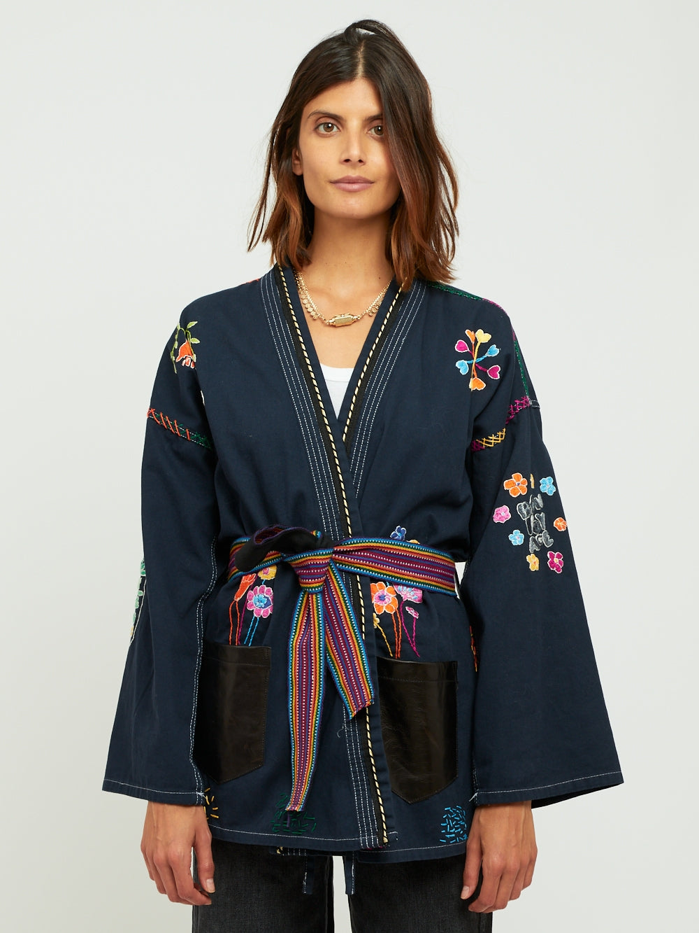KIMONO BON VOYAGE NAVY