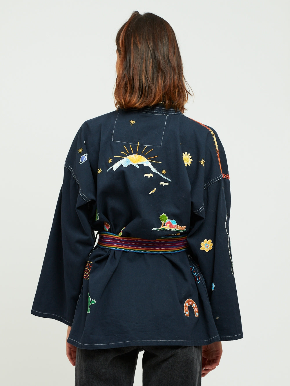 KIMONO BON VOYAGE NAVY