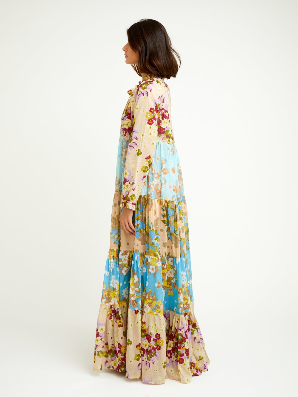 LONG SLEEVES MAXI HIPPYDRESS