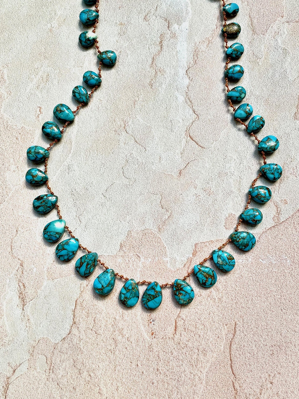 TURQUOISE MOHAWK NECKLACE