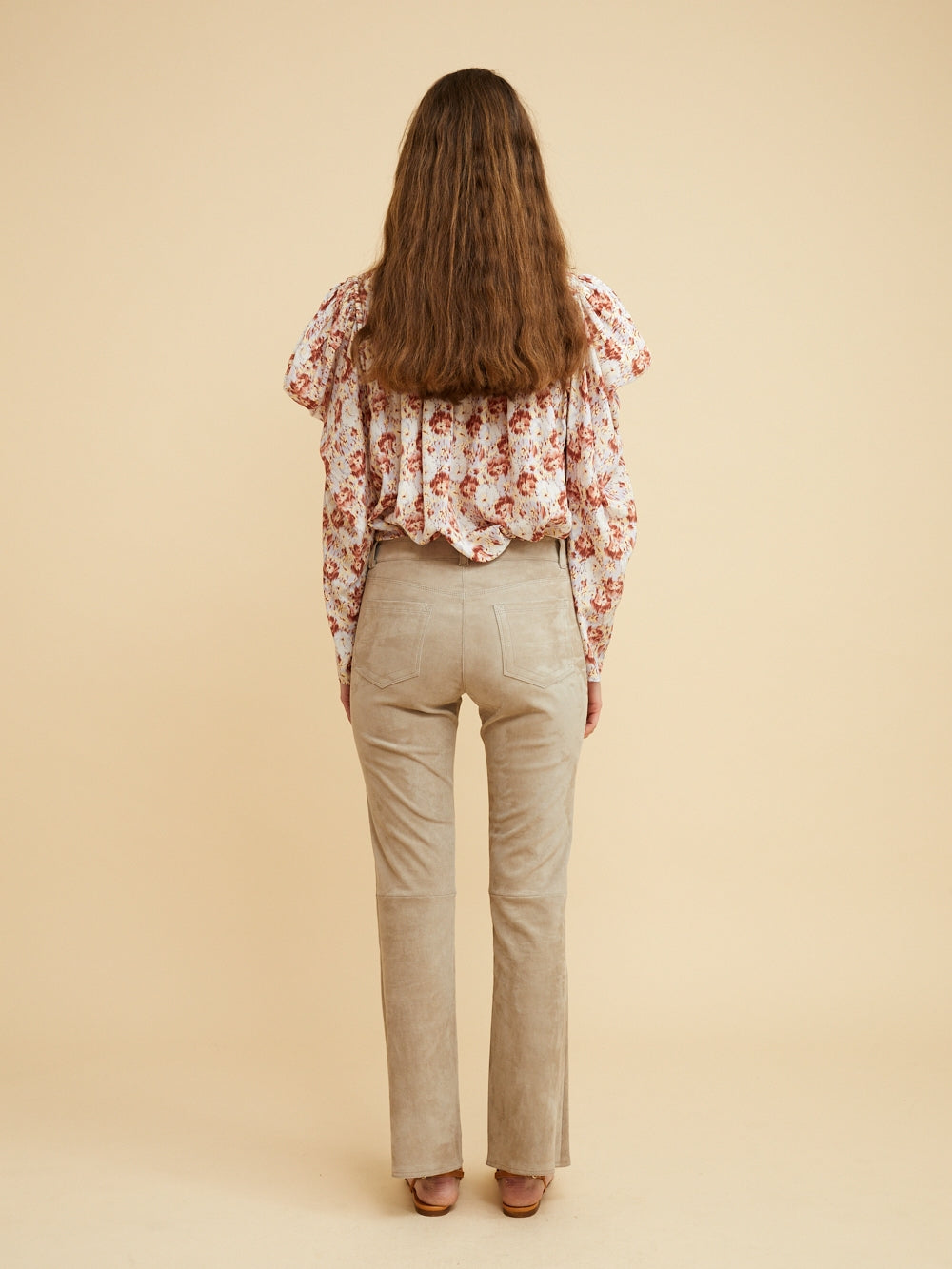 LYCHEE VELVET DEAN TROUSERS