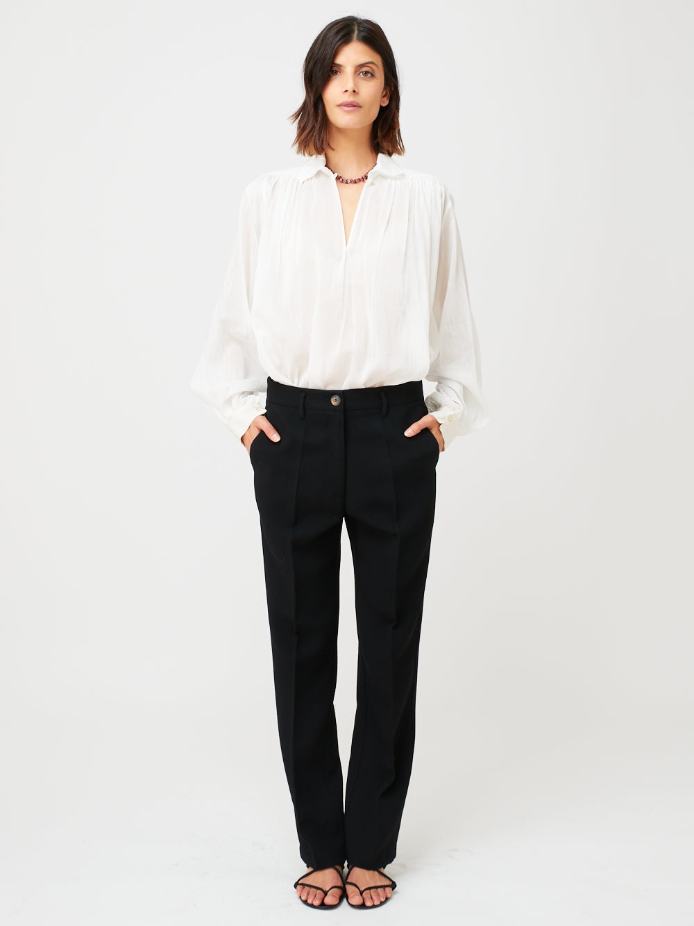 COTTON SILK VOILE SHIRT