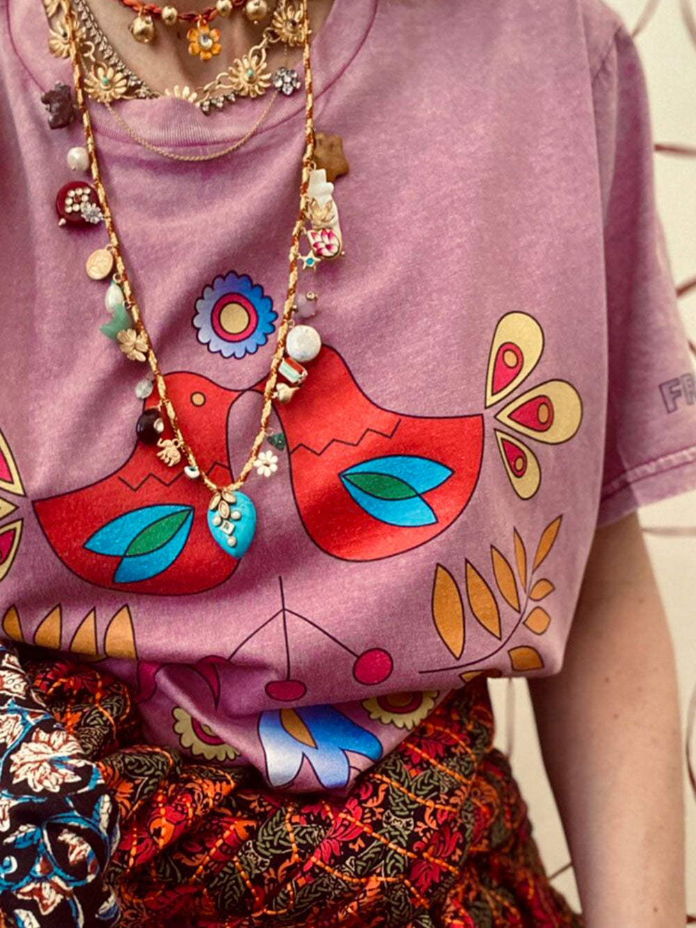 TEE SHIRT NEW KARMA LILA