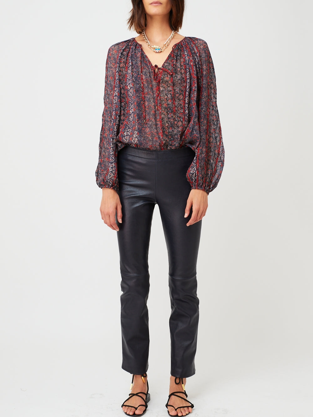 PANTALON JP TWENTY CUIR PLONGÉ