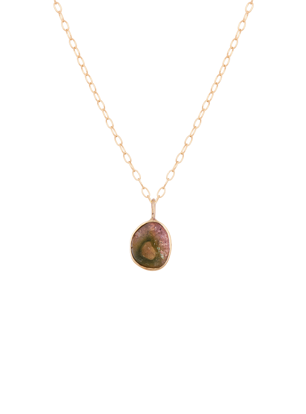 YELLOW GOLD PENDANT NECKLACE