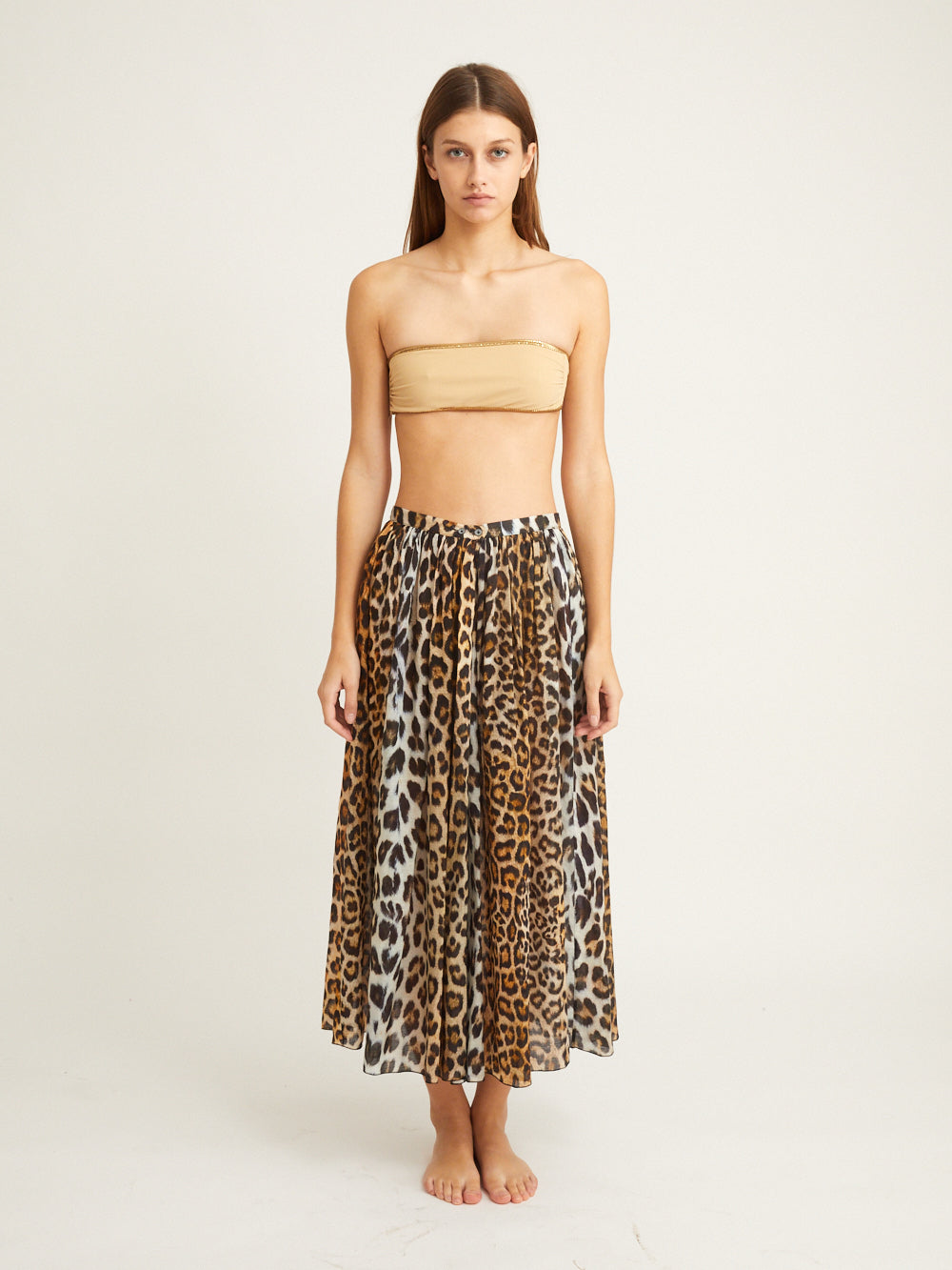 LEOPARD MINORCA SKIRT