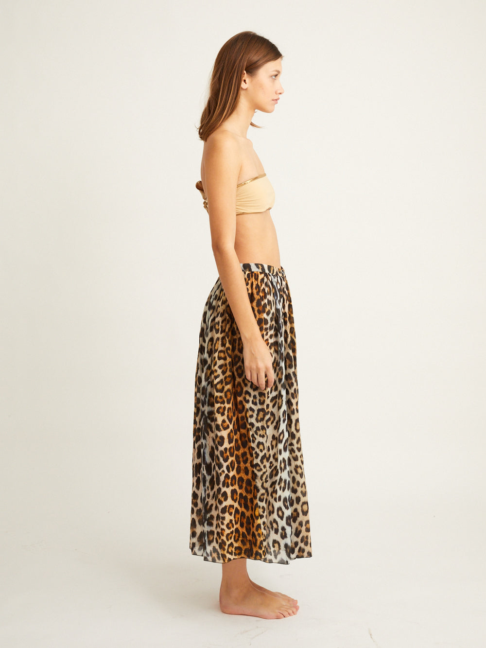 LEOPARD MINORCA SKIRT