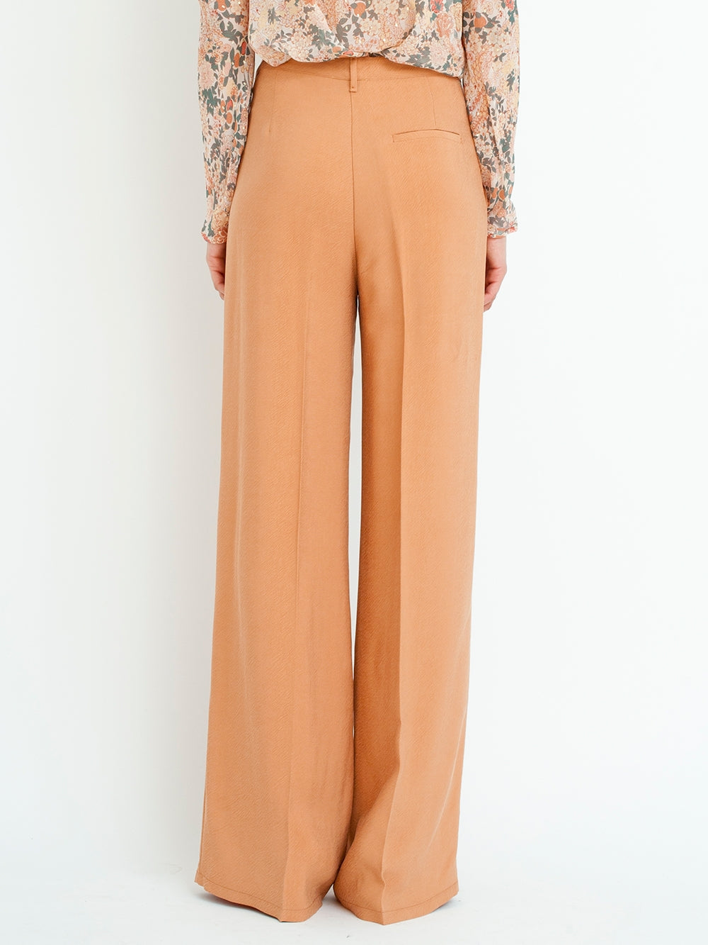 WIDE TROUSERS IN CUPRO TWILL