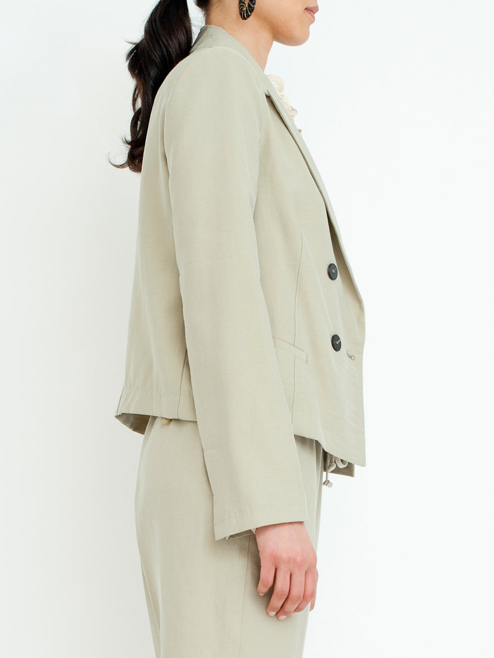 SANDWASHED SPENCER JACKET