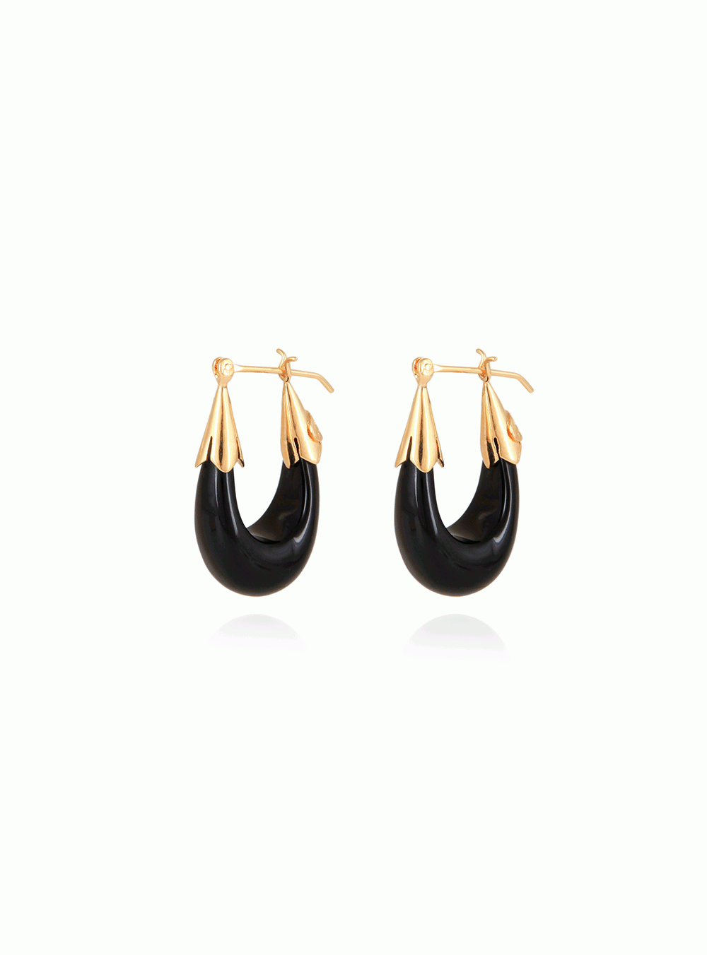 ECUME EARRINGS GOLD SMALL SIZE