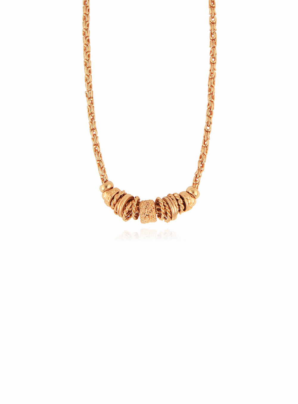 GOLD MARQUISE NECKLACE