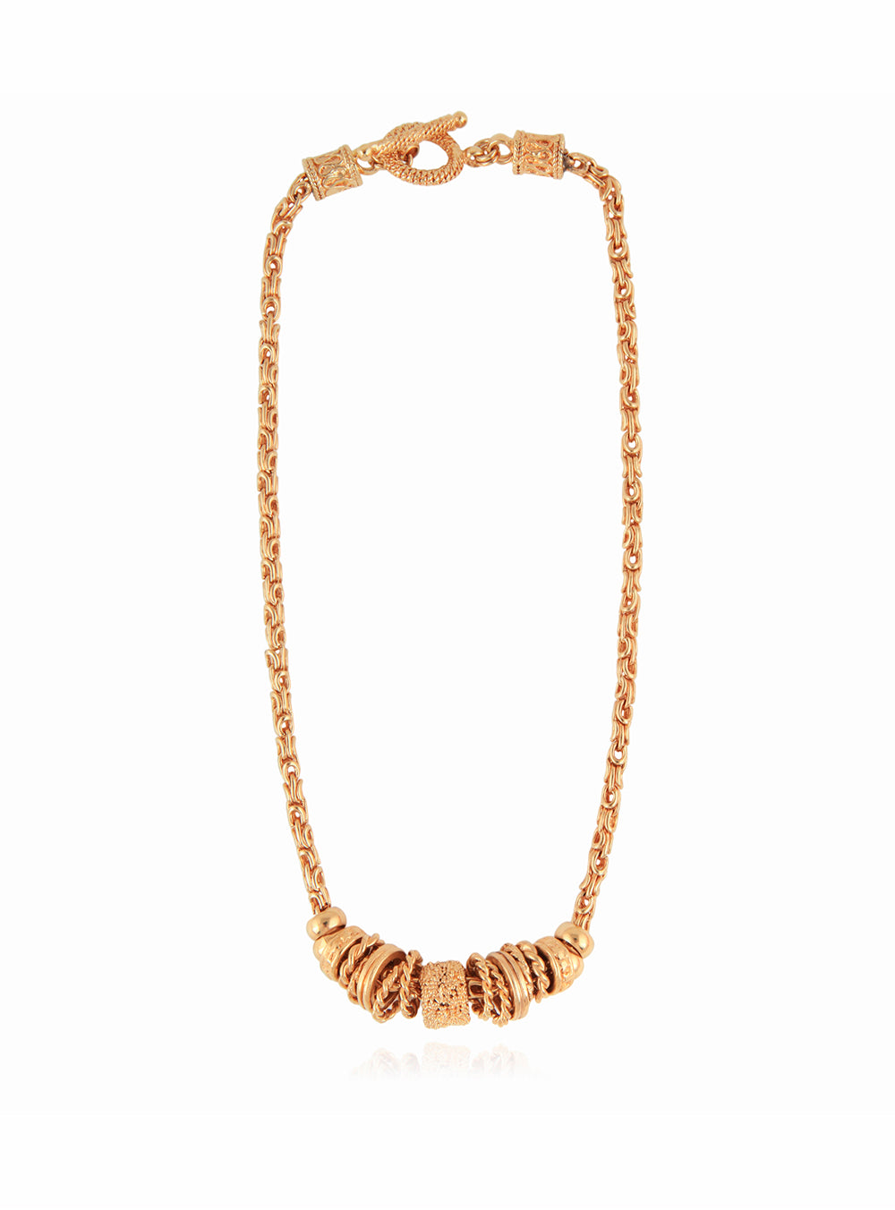 GOLD MARQUISE NECKLACE