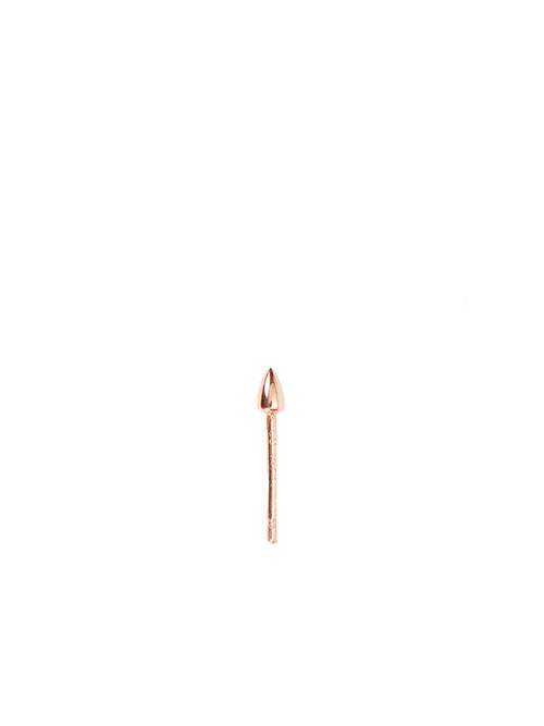 BOUCLE D'OREILLE SPIKE OR ROSE