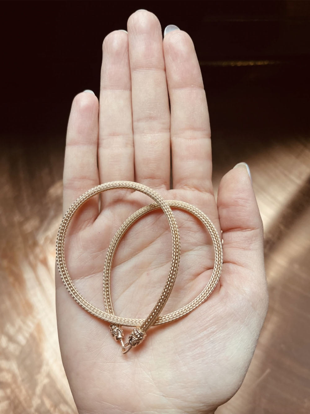 CHAIN CHOCKER INDIAN ROSE GOLD