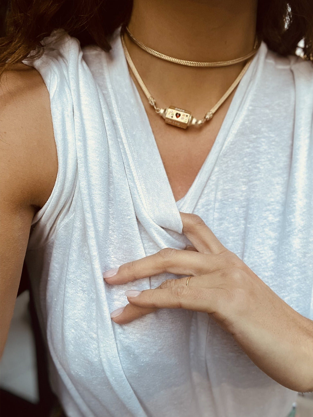 CHAINE INDIAN DOUBLE 14K