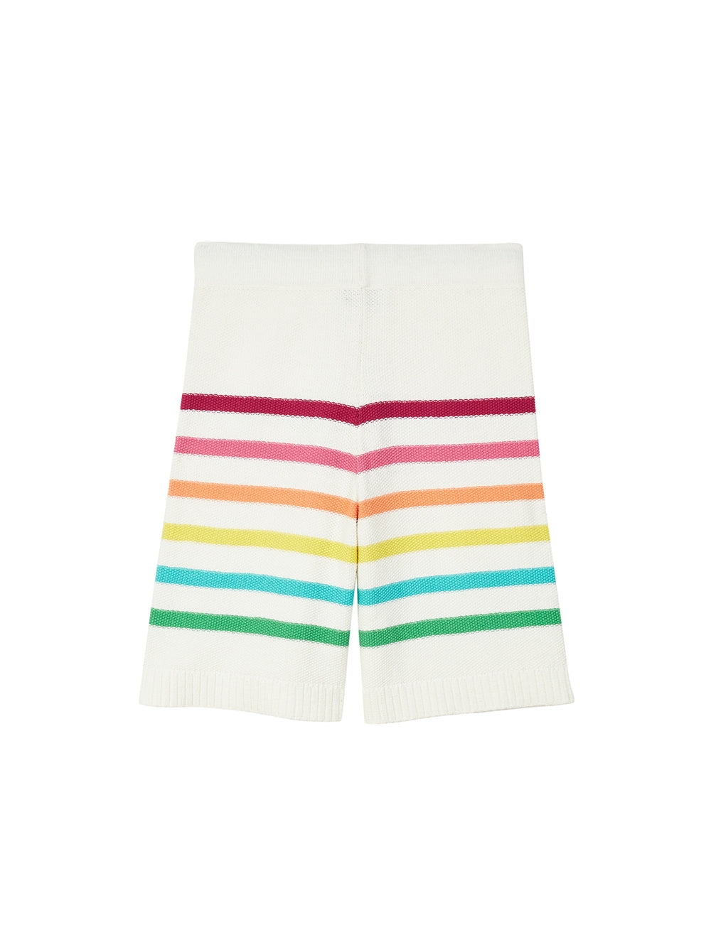 STRIPED KNITTED SHORTS W/ CORD