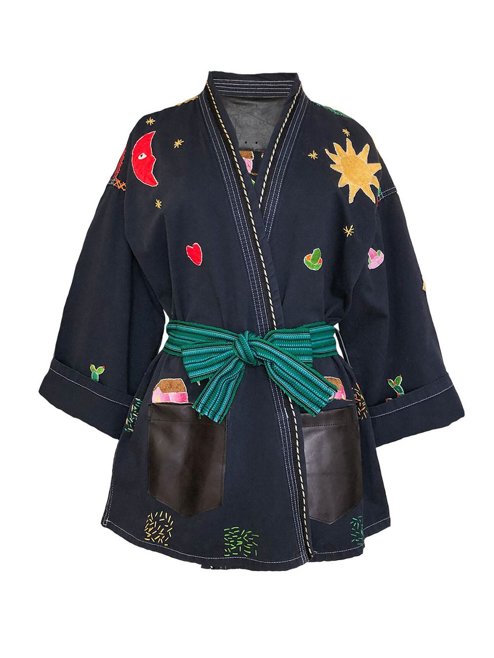 KIMONO MEXICAIN NAVY