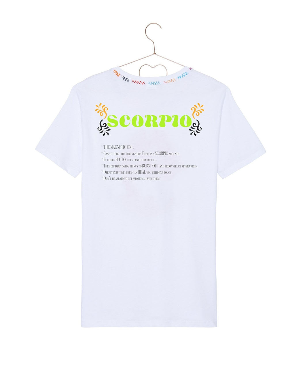 NEW ASTRO SCORPIO WHITE TEE-SHIRT