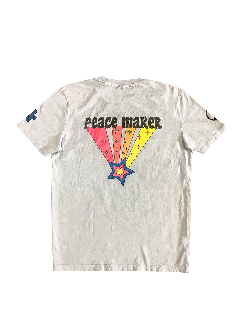 TEE SHIRT PEACE MAKER BLANC