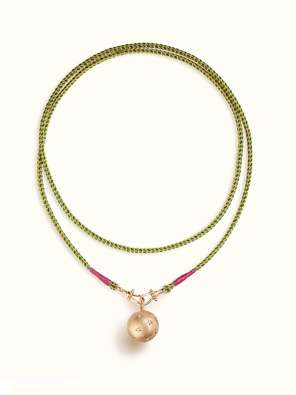 COLLIER ORBE PENIS 18K OR ROSE