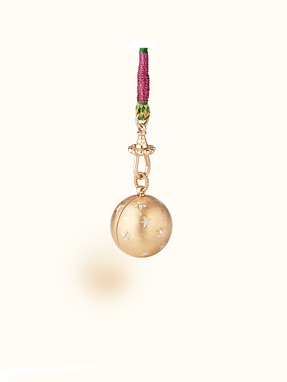 COLLIER ORBE PENIS 18K OR ROSE