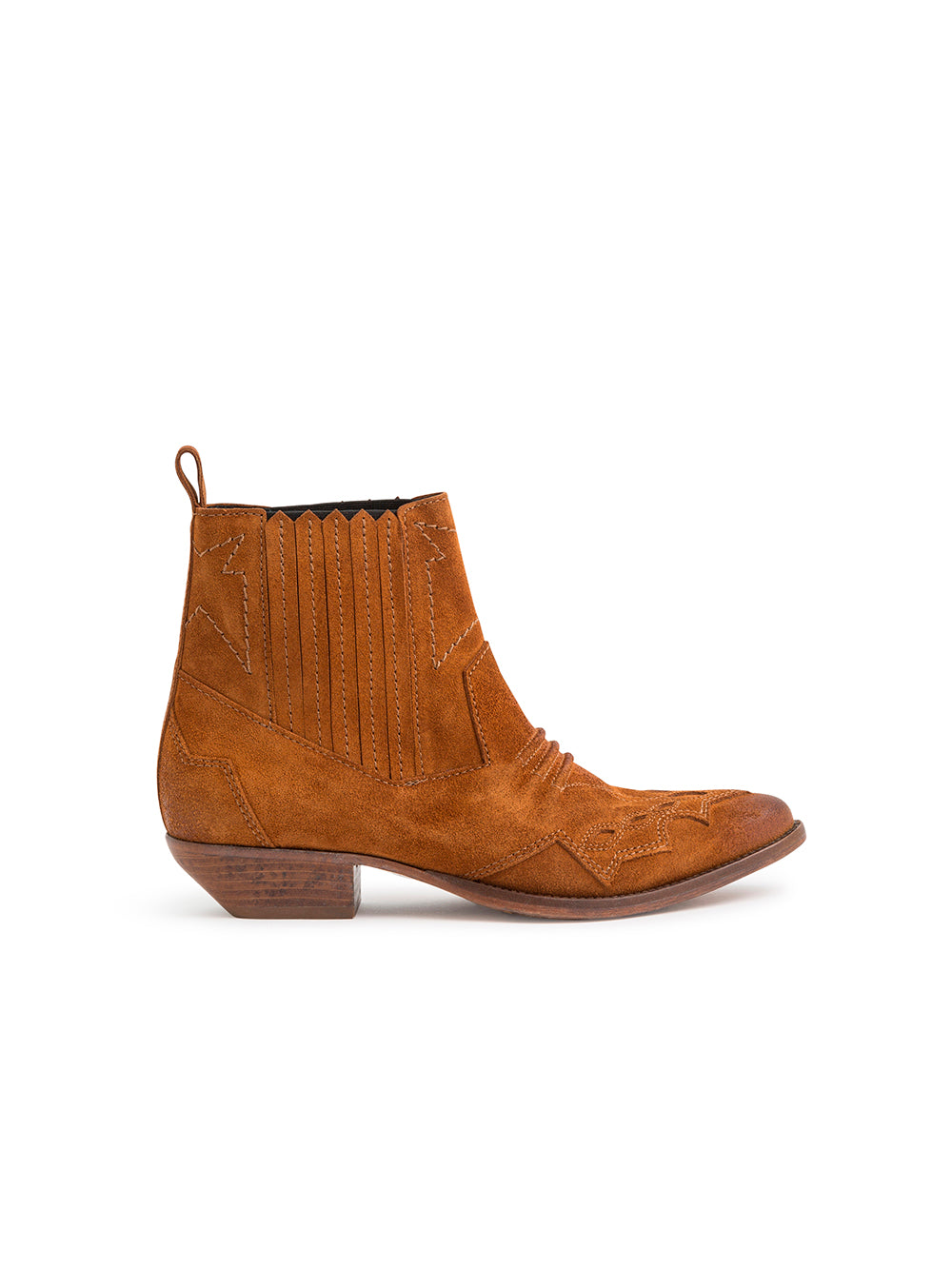 TUCSON BOOTS VELOUR MARRON