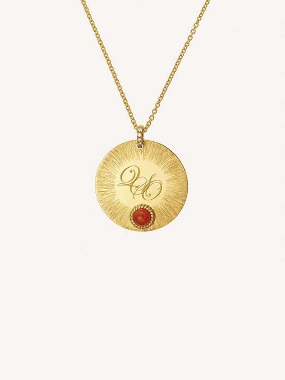 MEDAILLON ANGELO CORAIL