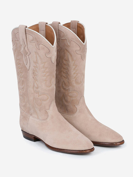 MIDNIGHT NUDE COWBOY BOOTS